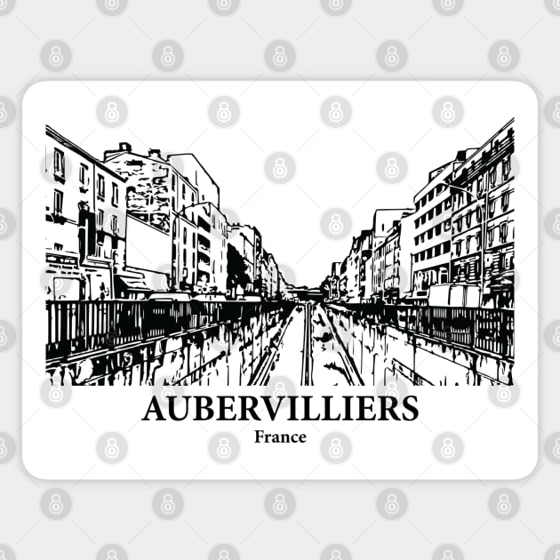 Aubervilliers - France Sticker by Lakeric